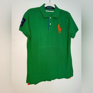 Polo Ralph Lauren classic fit big pony logo short sleeve green top